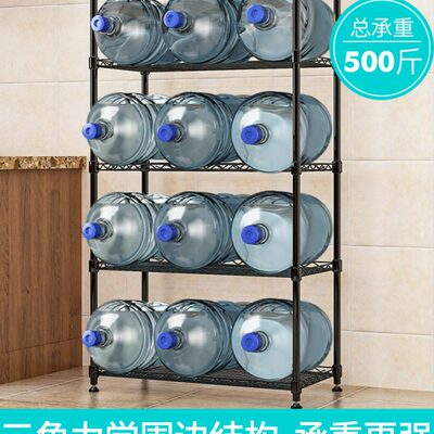 厨房置物架家用杂货架类落地多层微波炉烤箱碗柜收纳储物仓库层架