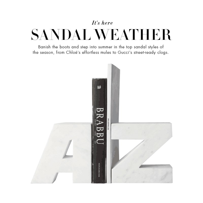 现代极简样板房家居装饰摆件卧室字母书房书档软S装饰品大理石陈