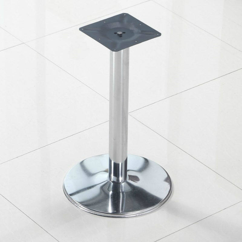 桌子腿铁艺桌腿支架金属桌t脚不锈钢桌架吧台脚架茶几圆桌餐桌底