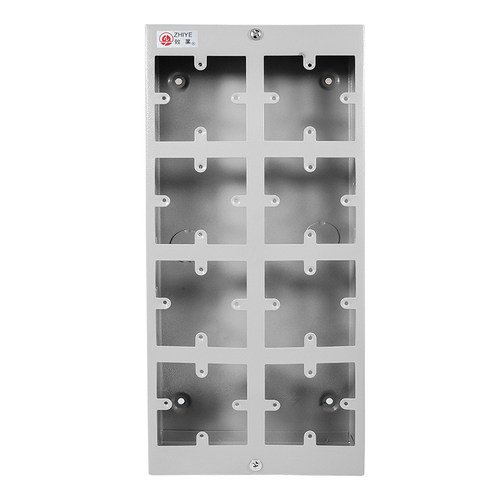 致业明制箱86型面板开关插座配电控制铁B箱2 4 6 8 10位12位布线