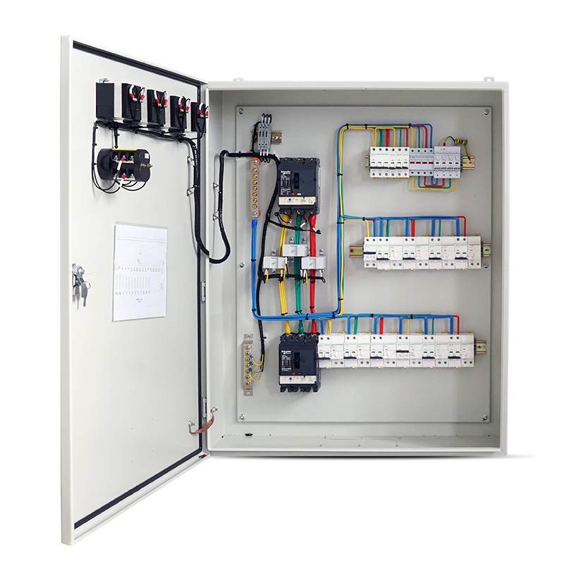 成套电源配电箱3j80v三相四线充电桩工地不锈钢空开动力柜明装家