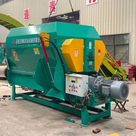 卧式单轴双轴TMR全日粮制备机牛羊草料搅拌机青储干湿两用