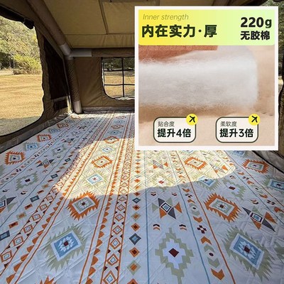 定制帐篷内垫屋脊13酷迪沃尔夫铝膜防潮垫加厚防水野餐垫露营地毯