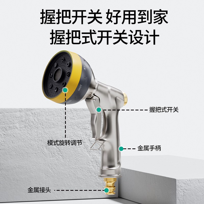 水管软管高压防爆花园户外家用防晒防冻浇花洗车浇水水枪喷头