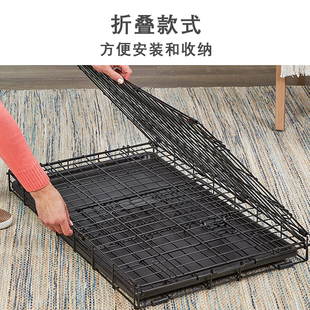 加粗出口狗笼子中型犬小型犬室内狗窝边境牧羊犬柯基泰迪比熊宠物