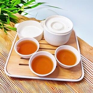 一次性茶盒功夫茶套装旅行茶具户外聚餐喝茶泡茶壶茶会盒子可定制