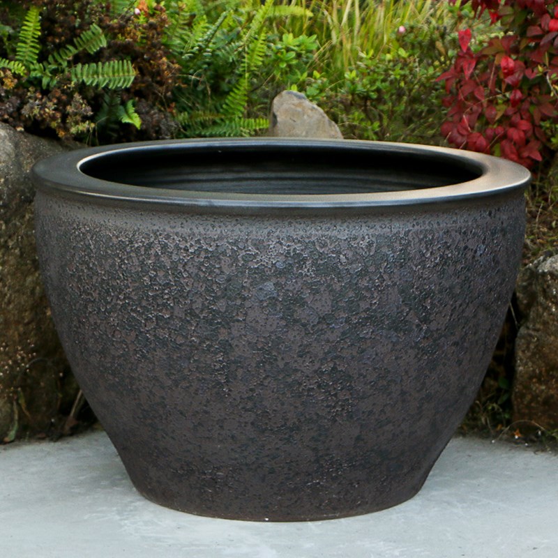 景德镇陶瓷金鱼缸养荷花睡莲盆乌龟锦鲤书画缸特大号水缸庭院客厅