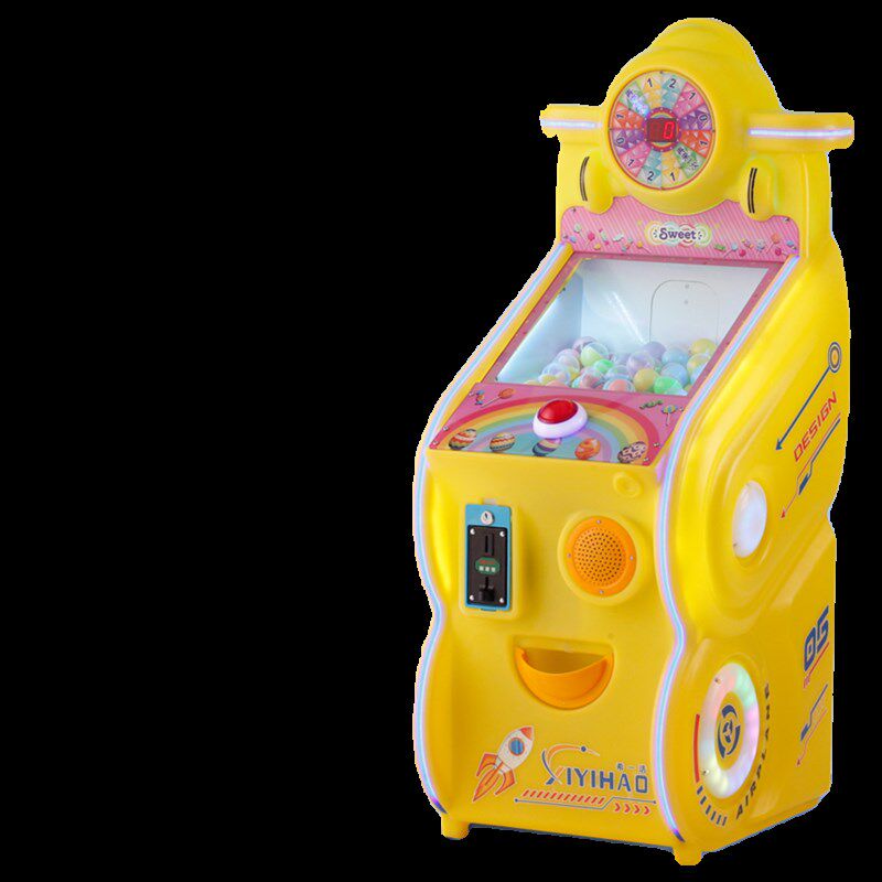 新款商用投币弹珠机拉杆糖果扭蛋机儿童电动玩具游艺机礼品弹球