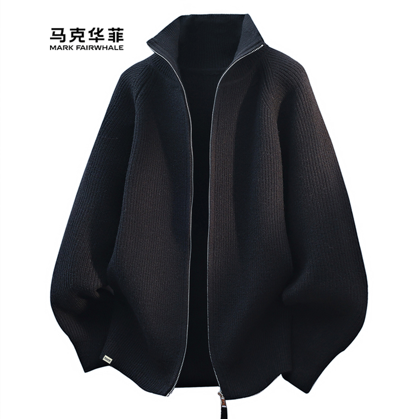 马克华菲休闲纯色长袖衬衫