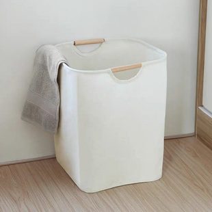 日系简约脏衣篮折叠手提布艺脏衣筐家用卧室浴室洗衣收纳筐洗衣篓