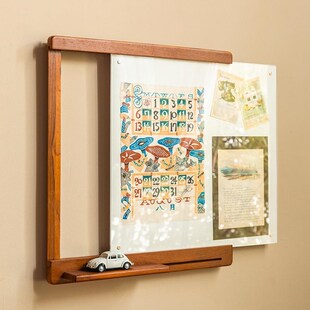 萨得船长电表箱盒遮挡网红装饰画横竖款电闸箱挂画轻奢实木置物架