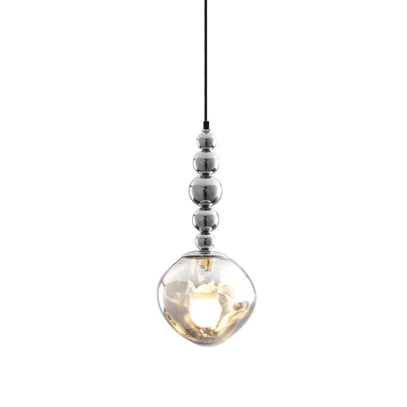 卧室熔岩吊灯床头小吊灯可升降客厅长吊线 线极简包豪斯电视背景