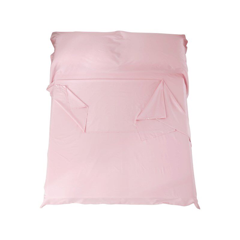 民光宾馆酒店隔脏睡袋双人一体便携式出差旅游被套纯棉旅行床单D