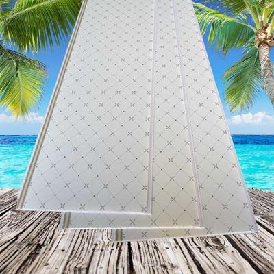 加厚吊顶pvc扣板天花板自装简易吊顶塑料板长条材料pvc硬塑板屋顶