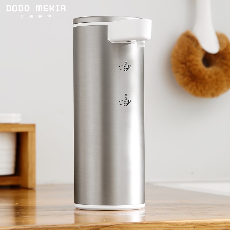 厨房自动感应洗洁精机洗手液机智能电动凝胶出液给皂液器不锈钢