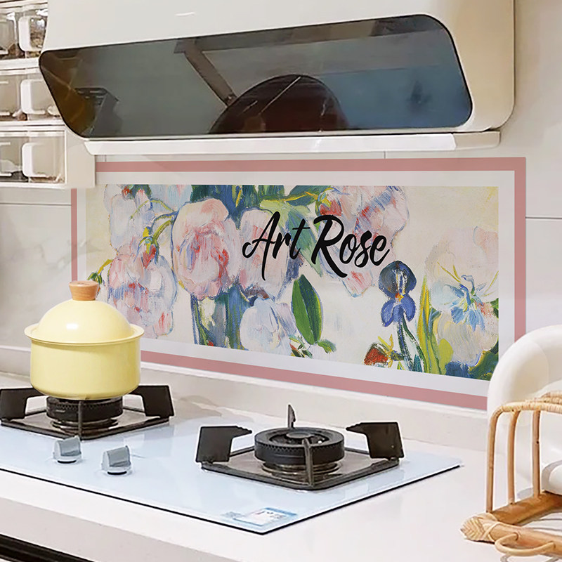 厨房防油贴纸防水防潮耐高温加厚油烟机灶台墙壁墙纸自粘油画墙贴,家居饰品,软装墙贴,淘宝优惠券,粉丝福利购,淘宝优惠卷