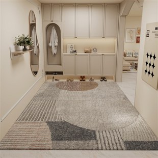 奶油风入户门地垫进门脚垫家用客厅卧室地毯可裁剪防滑耐脏无甲醛