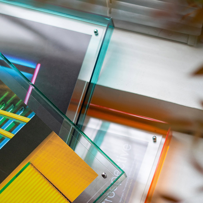 亚克力透明相框打印照片海报框定制装裱挂墙双面画框创意相片框