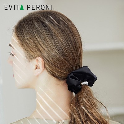 丹麦Evita Peroni/依慧达大肠发圈女士头绳扎头发皮筋仿珍珠发饰