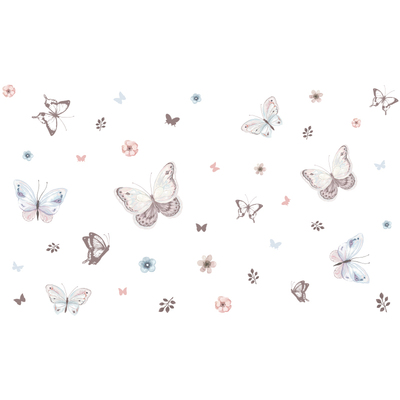 蝴蝶贴纸自粘电视背景墙温馨卧室床头墙贴装饰小图案墙壁贴画遮丑