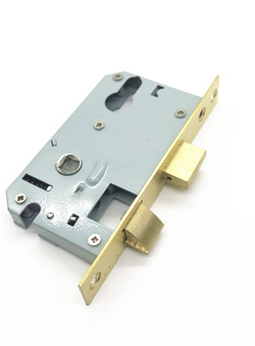 室内门锁145mm锁体黑色实木门房门大50通用免打孔不锈钢锁具配件