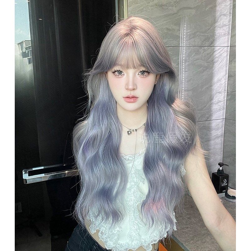 说鹿假发女长发女团逼真刘海网红大波浪卷发圆脸lolita自然全头套,美发护发/假发,日常整顶假发,淘宝优惠券,粉丝福利购,淘宝优惠卷