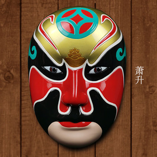 京剧脸谱挂件戏剧中国特色戏曲面具火锅店饭店酒楼装饰挂饰壁挂