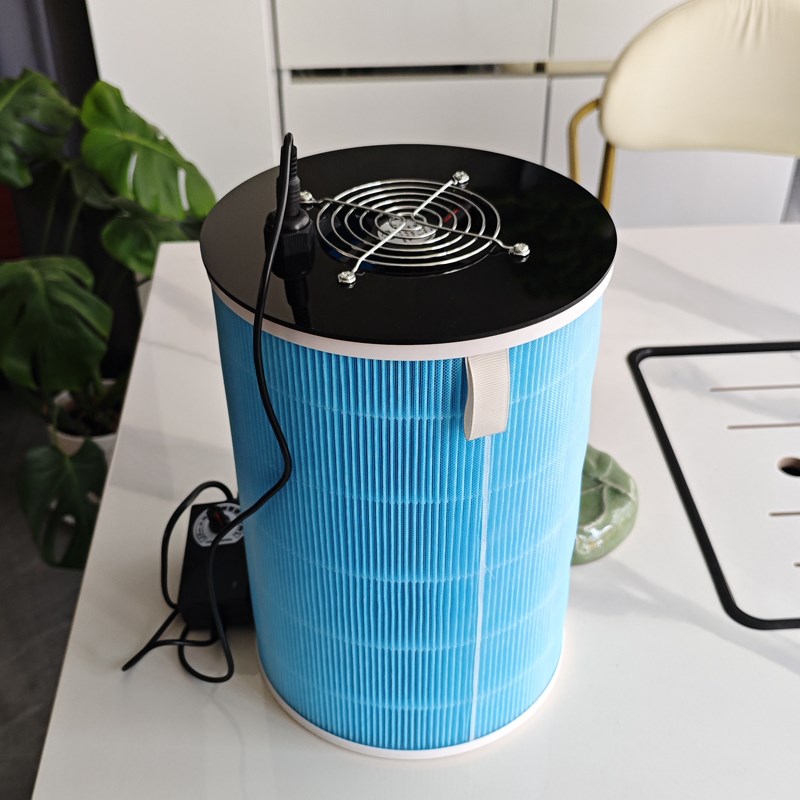 简易diy空气净化器风机小型家用净化机除甲醛异味滤芯烟味除尘机
