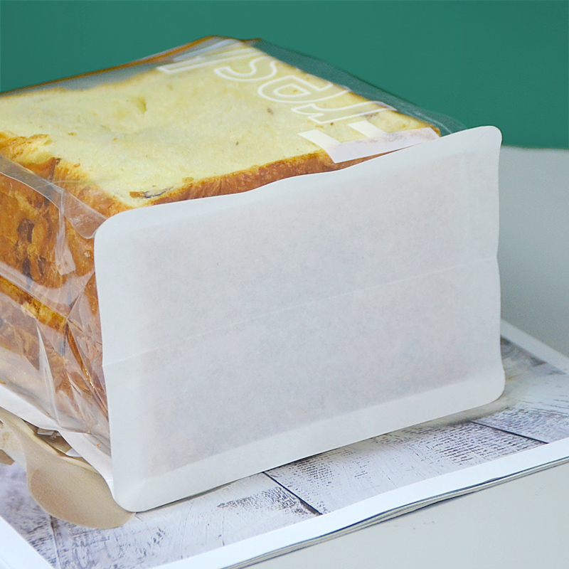 鲜烤吐司包装袋450g卷边铁丝封口自封土司切片方包袋烘焙面包袋子