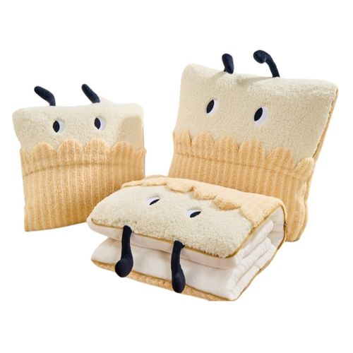 抱枕被子两用二合一加厚车载枕头空调被冬天午睡折叠靠枕毯子车用