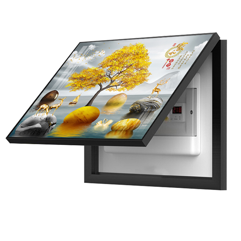 电表箱装饰画免打孔配电箱遮挡箱总开关电闸箱电表盒空开箱墙挂画