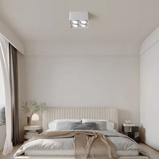 已接入米家APP明装斗胆灯Mesh2.0无主灯智能涂鸦射灯防眩明装射灯