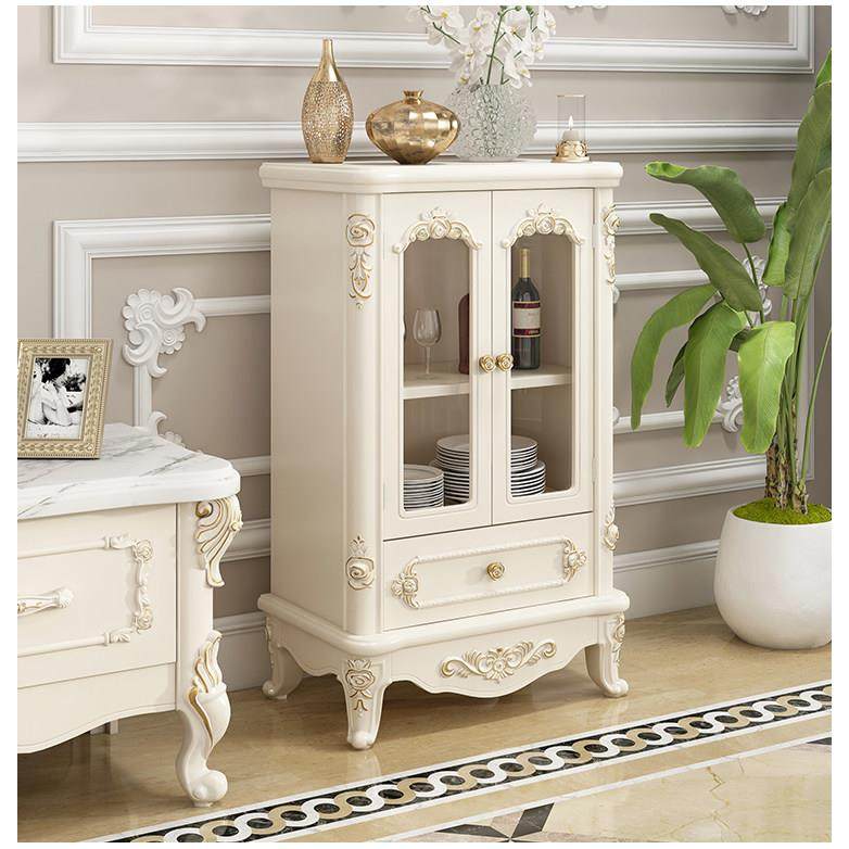 欧式酒柜收纳柜实木餐边柜收纳柜隔断柜现代简约玄关柜橱柜玻璃柜,住宅家具,酒柜,淘宝优惠券,粉丝福利购,淘宝优惠卷