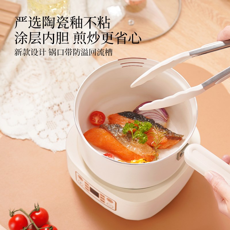袁皇 分体式电煮锅小电锅宿舍学生锅分离式多功能小型泡面一人食