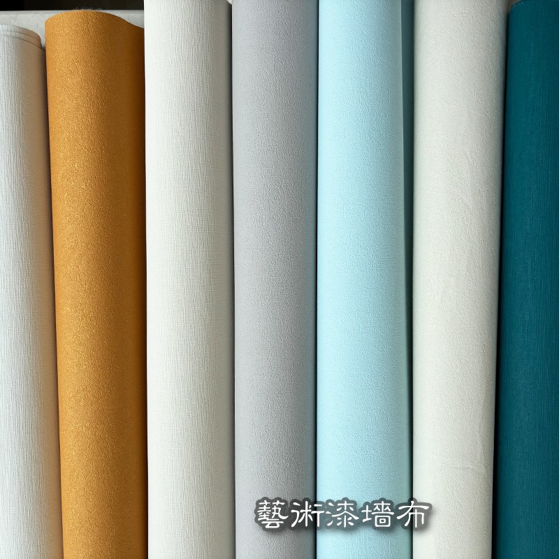 微晶泥艺术漆g墙布 格纹磨石纹水泥灰白绿色硅藻泥浮雕纹高档壁布