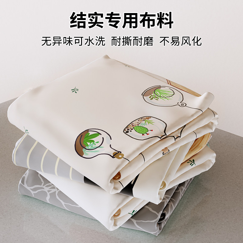 简易全封闭布衣柜全钢架结构结实耐用加厚布套防尘防潮简易衣架柜