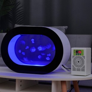 桌面观赏水族水母缸水母生态缸水母专用缸小型一缸多用亚克力鱼缸