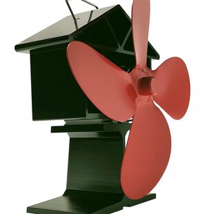 家用壁炉柴火炉热动力风扇冰钓户外露营暖炉热能风扇不用电循环扇