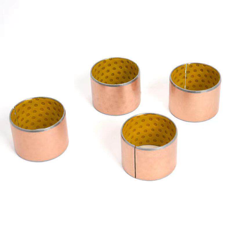 SF-2型内径45mm~75mm自润滑轴承无油耐磨POM覆合衬套带储油坑铜套