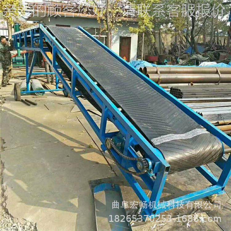 粮皮装车机价格 途多型PD800号规格传送食带大小型带多用皮带传送