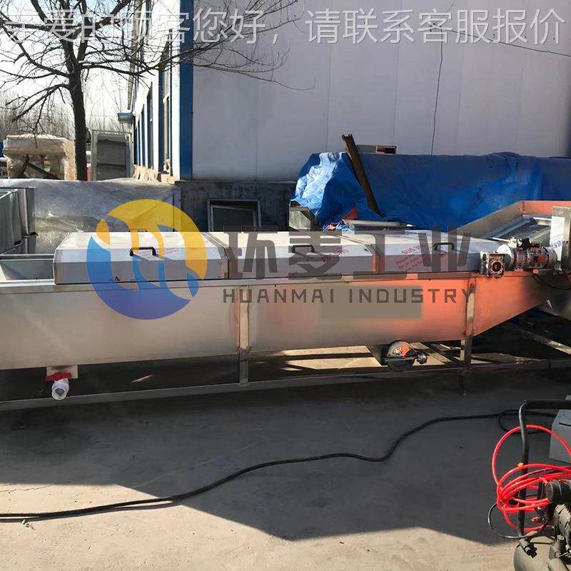ZVE桑芽菜加氏工设备椿全自动香漂烫杀青蒸煮线 食品软包装巴杀