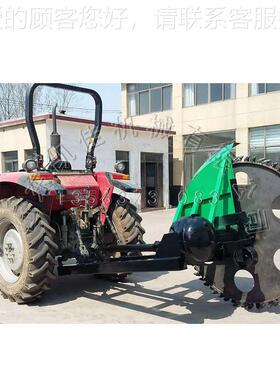 工程施作工路开沟机 道农物种植链条式开沟机 圆PSH牙盘路石开沟