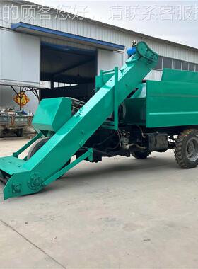 两LWF立2方5马力轮场拉粪车养牛棚刮板式污粪清理机畜牧小三型清