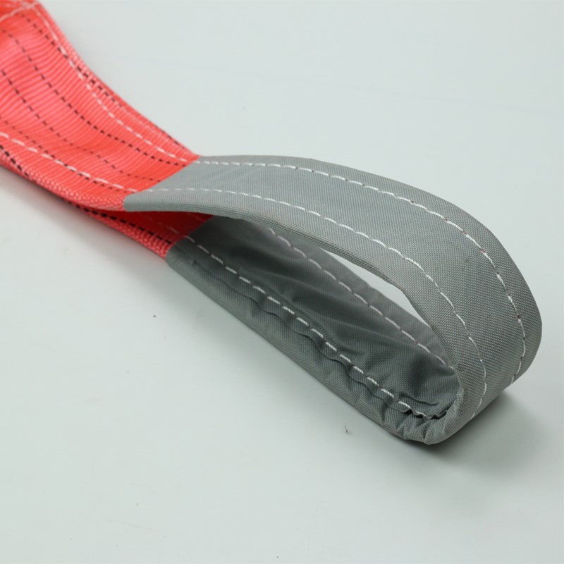 5吨吊带扁平吊装带双扣国标2/3/4/6/8米5t工业行车起吊带尼龙彩色