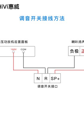 HiVi/惠威10W定压开关 喇叭开关 音量开关 适合惠威TD201吸顶喇叭
