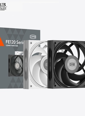 超频三（PCCOOLER）环翼FE120散热风扇12CM黑色电脑主机CPU降温