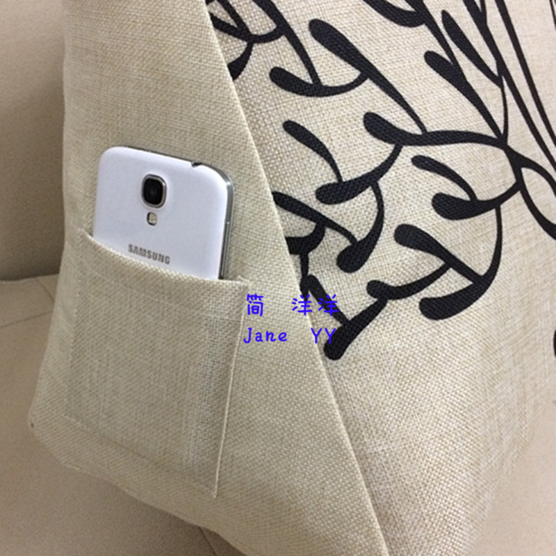 三角靠垫抱枕床头护腰垫靠包榻榻米靠枕飘窗垫沙发办公室椅子靠背