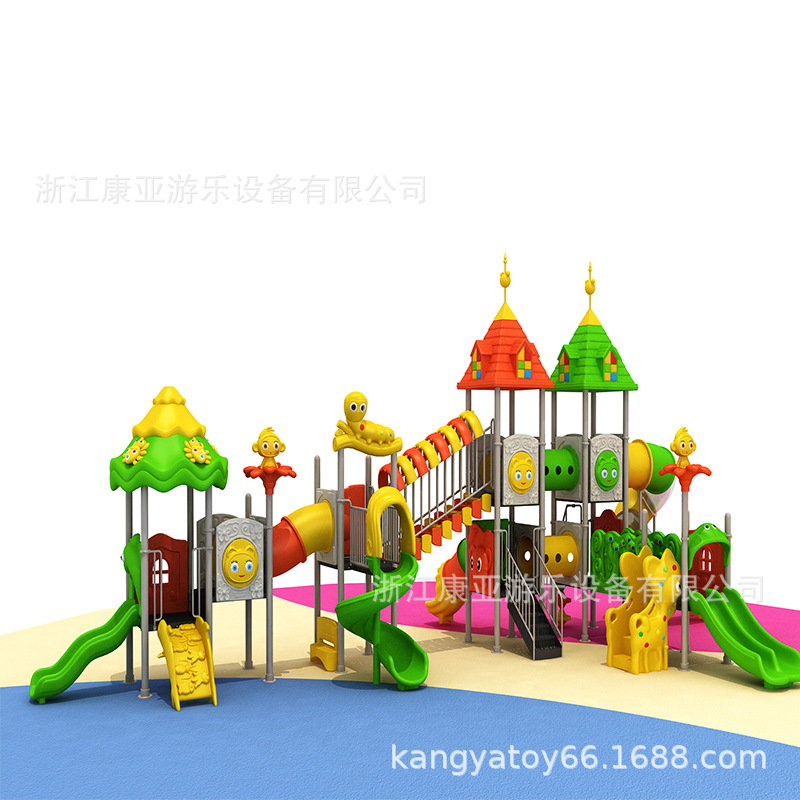 幼儿园滑滑梯儿童户外玩具社区公园塑料滑梯室外大型秋千非标设备