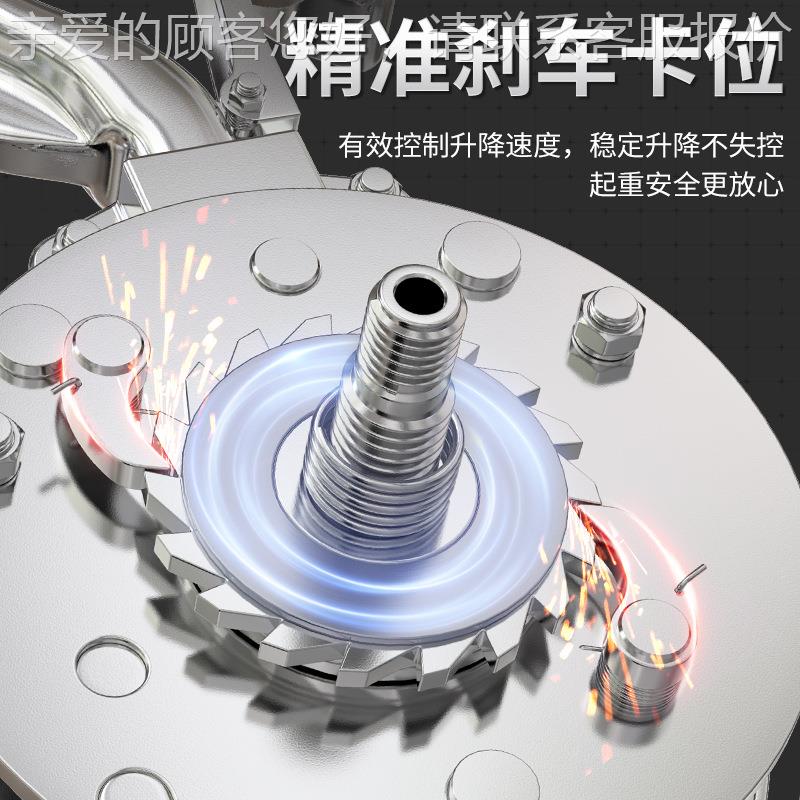 不304锈钢葫芦一吨三防锈防腐手摇倒链1TX3M起重吨锈钢手不拉葫芦