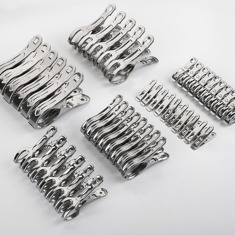 大号不锈钢夹子家用晾衣夹晒晾被子小夹子固定防风夹衣服棉被衣架